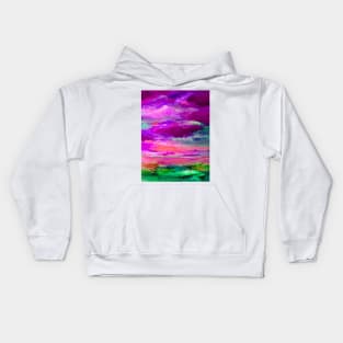 Purple Sunset Kids Hoodie